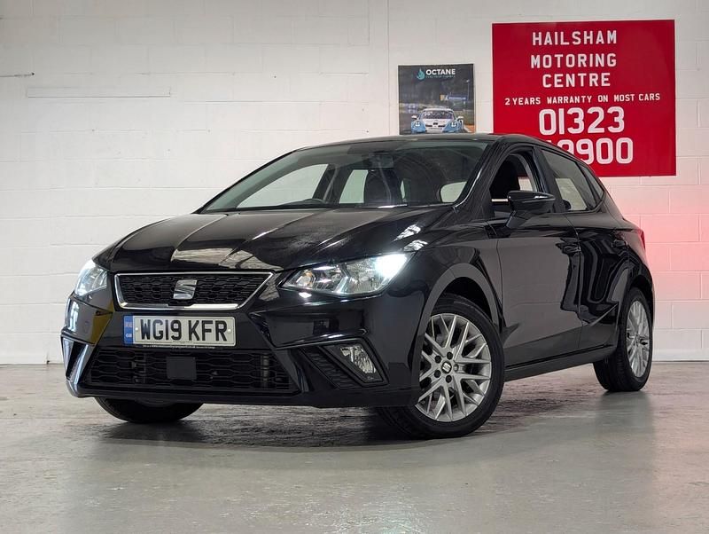 Begagnad Seat Ibiza SE Technology 95 HK (69 kW) 2019 Svart Halvkombi