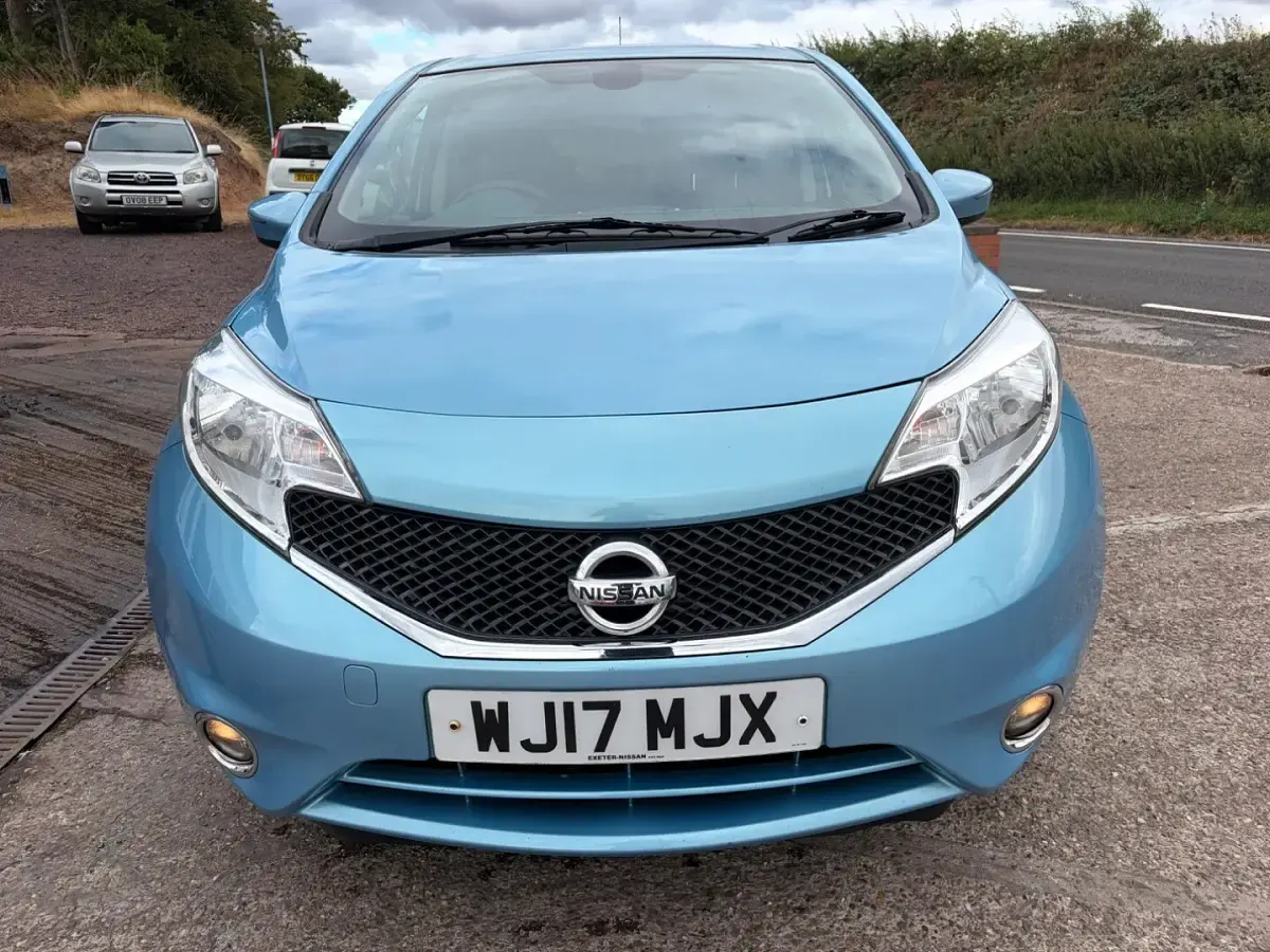 Used Nissan Note Acenta Premium 80 HP (58 kW) 2017 Blue Hatchback