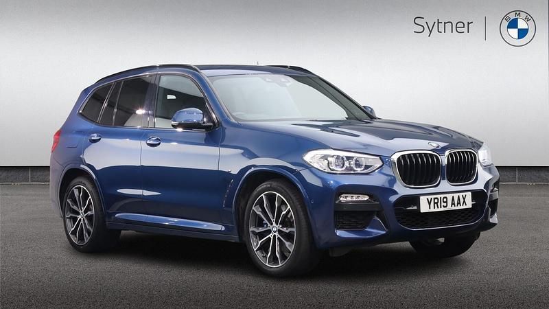 Used BMW X3 M Sport 261 HP (191 kW) 2019 Blue SUV