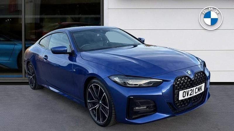 Blue Used 2021 BMW 430 M Sport Coupe | £31,400 (Fair price) - Image 1/4