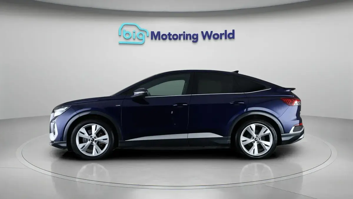 Used Audi Q4 Sportback e-tron S-Line 219 kW (299 HP) 2022 Blue SUV