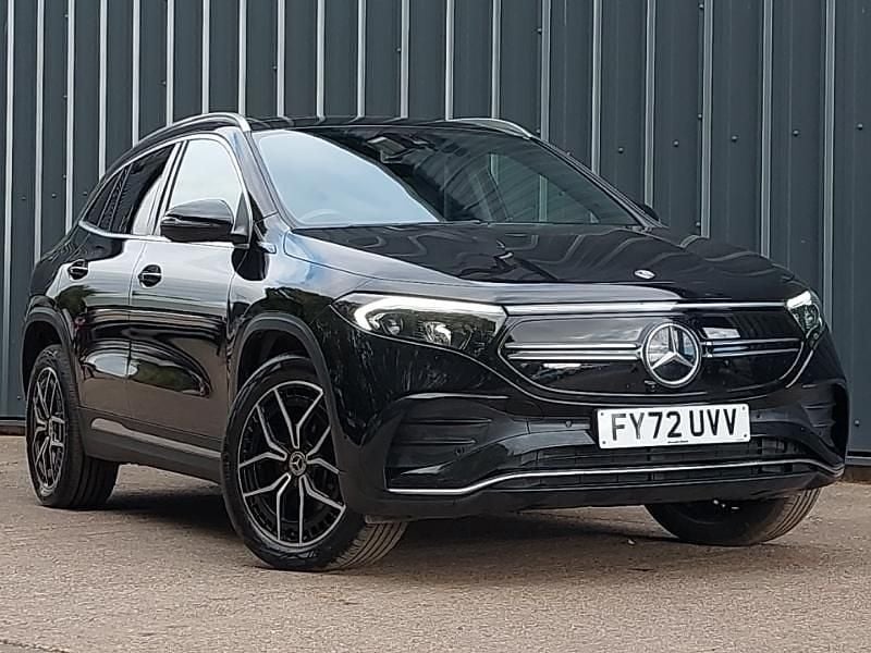 Black Used 2022 Mercedes EQA350 AMG Line Premium SUV | £24,498 (Fair price) - Image 1/4
