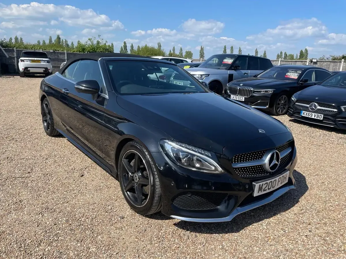 Begagnad Mercedes C220 AMG line 170 HK (125 kW) 2017 Svart Cab