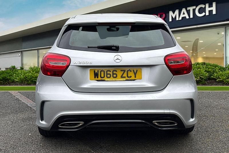 Used Mercedes A200 AMG line 2017 Silver Hatchback