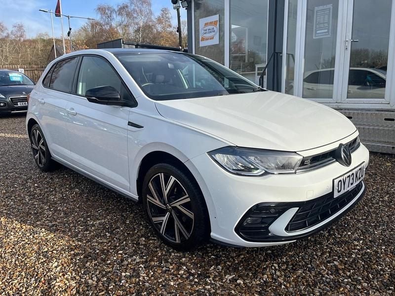 White Used 2023 VW Polo R-line Hatchback | £13,990 (Good price) - Image 1/4