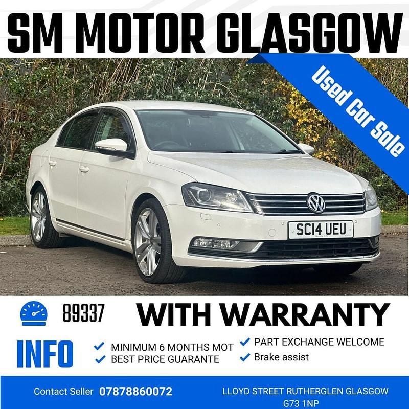 White Used 2014 VW Passat Executive Sedan | £3,499 (Super price) - Image 1/4