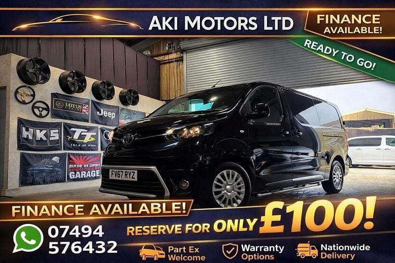 Used Toyota Proace Comfort 120 HP (88 kW) 2018 Black MPV