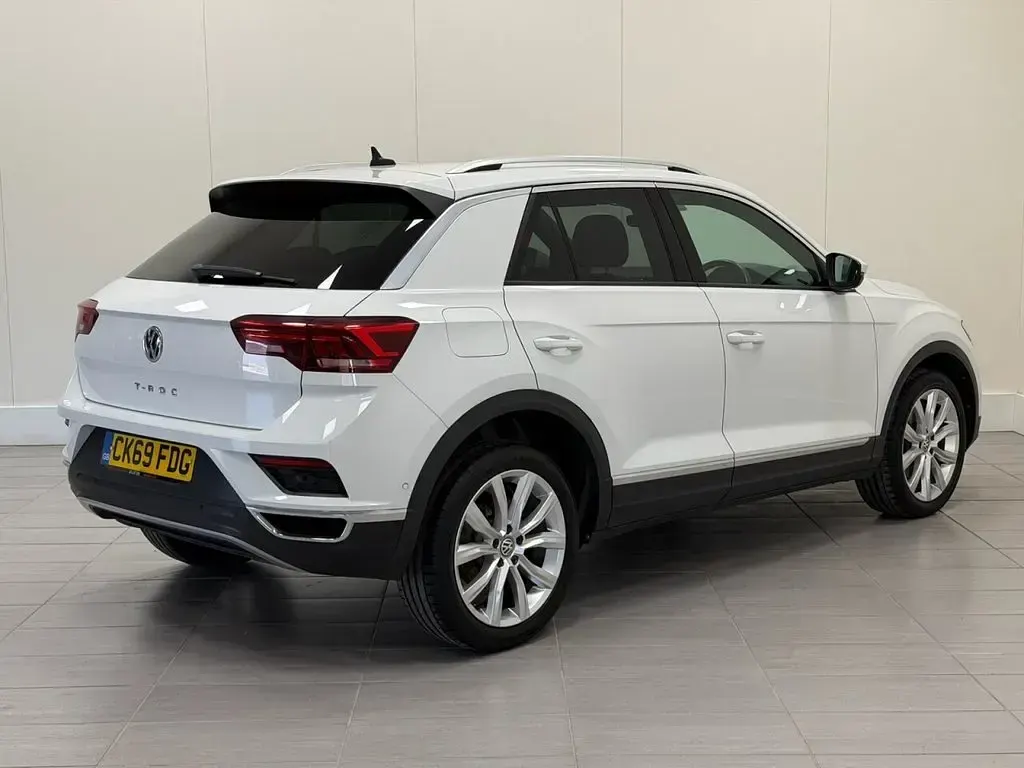 Used VW T-Roc SEL 150 HP (110 kW) 2019 White SUV