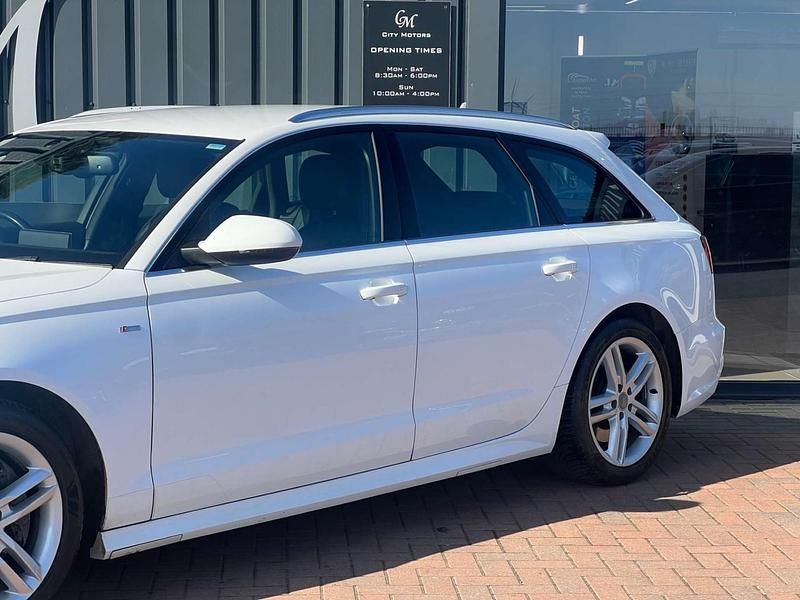Used Audi A6 S-Line 272 HP (200 kW) 2016 White Estate