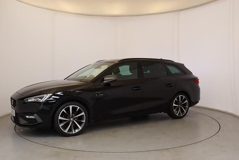 Black Used 2021 Seat Leon FR Sport Estate | £13,999 (Fair price) - Image 1/3