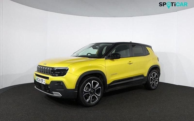 Used Jeep Avenger Summit 114 kW (156 HP) 2024 Yellow/black SUV