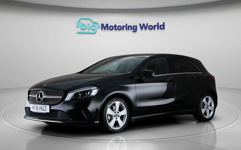 Used Mercedes A200 Sport Edition 136 HP (100 kW) 2018 Black Hatchback