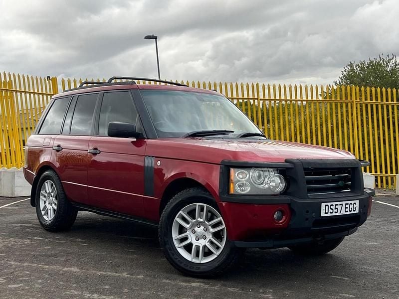 Red Used 2007 Land Rover Range Rover Vogue SE SUV | £4,294 (A bit pricey) - Image 1/4