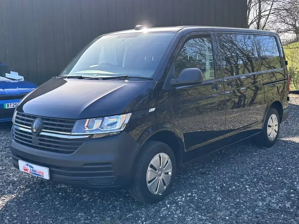 Used VW T6.1 Startline 110 HP (80 kW) 2022 Black Van