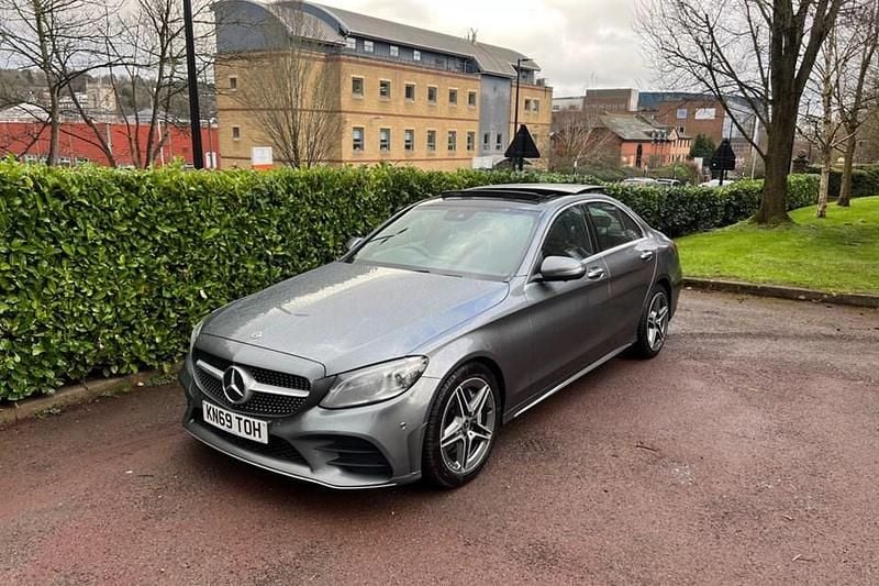 Used Mercedes C300 AMG Line Premium Plus 2019 Grey Sedan