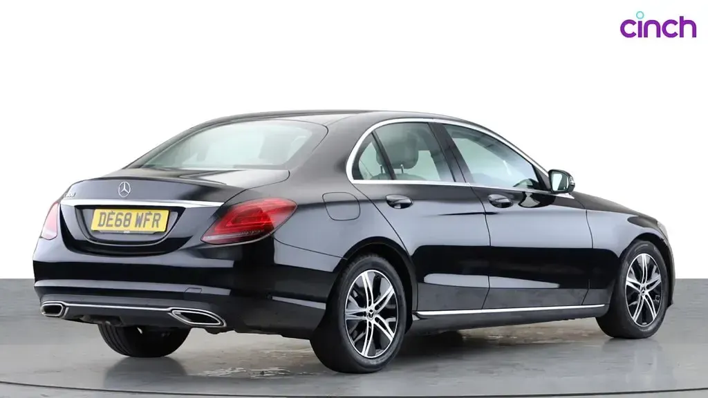 Used Mercedes C300 2018 Black Sedan