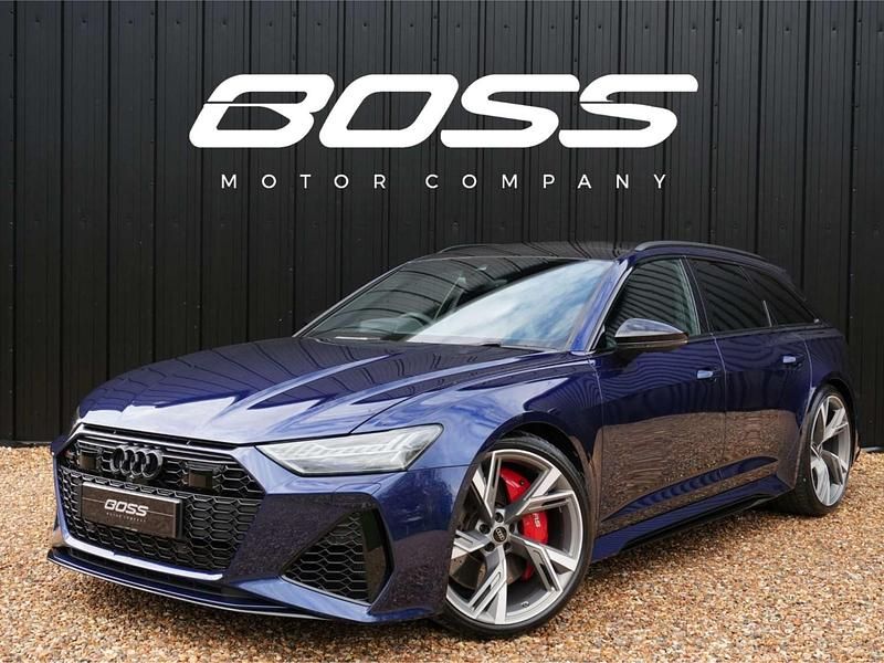 Blue Used 2021 Audi RS6 Advanced Estate | £81,950 (Fair price) - Image 1/3