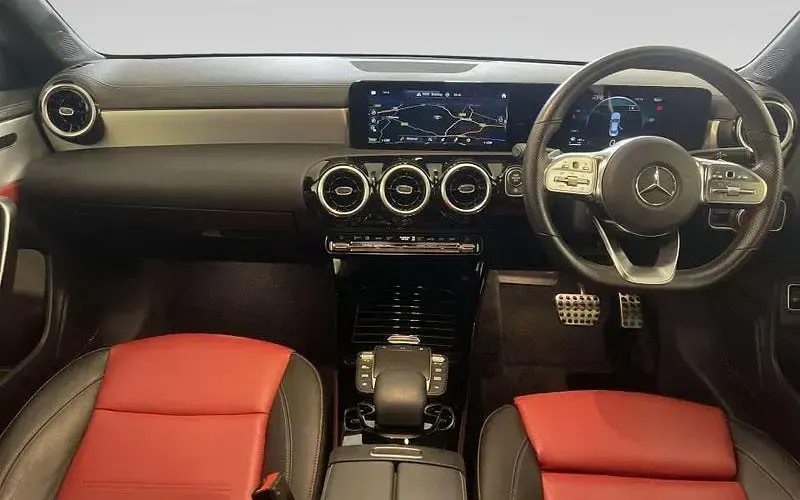 Used Mercedes CLA180 AMG line 136 HP (100 kW) 2022 White Coupe