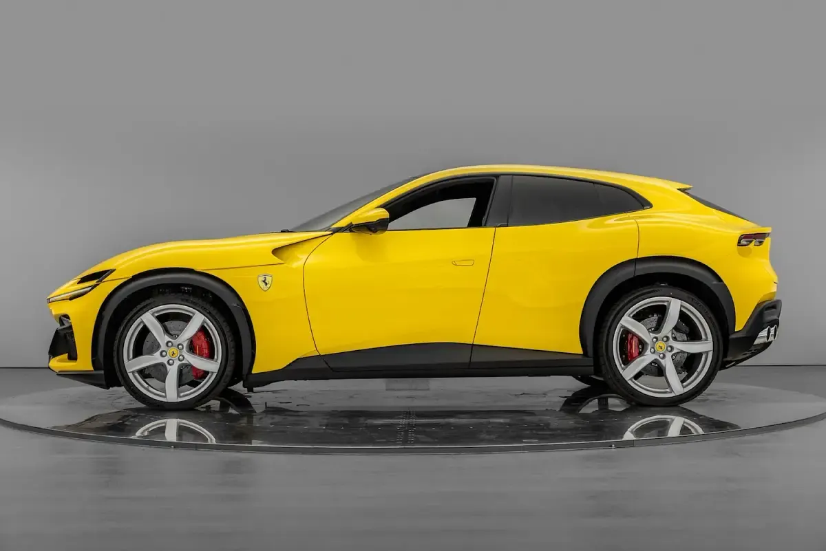 New Ferrari Purosangue 2025 Yellow SUV