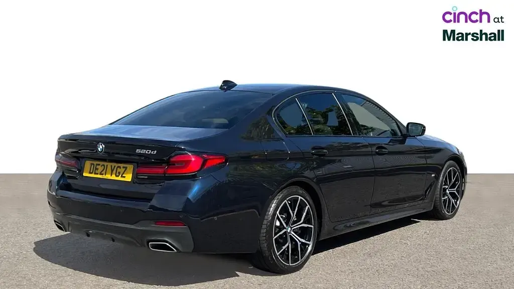 Used BMW 520 M Sport 2021 Black Sedan