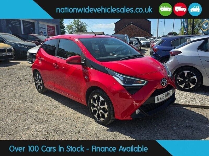 Red Used 2018 Toyota Aygo X-plore Hatchback | £7,692 (Fair price) - Image 1/4