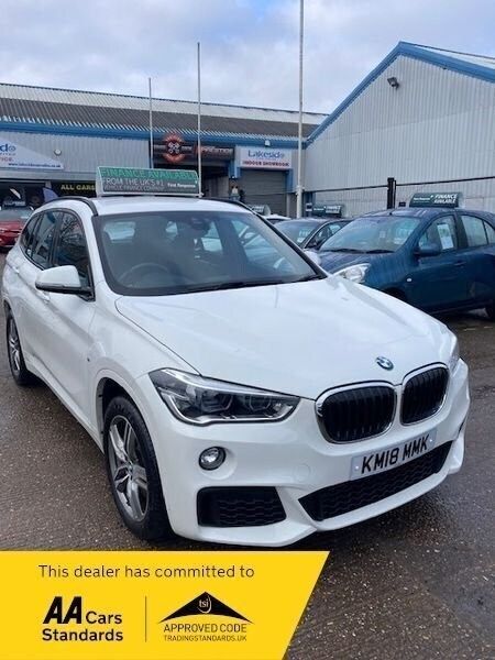 White Used 2018 BMW X1 M Sport SUV | £17,799 (Fair price) - Image 1/4