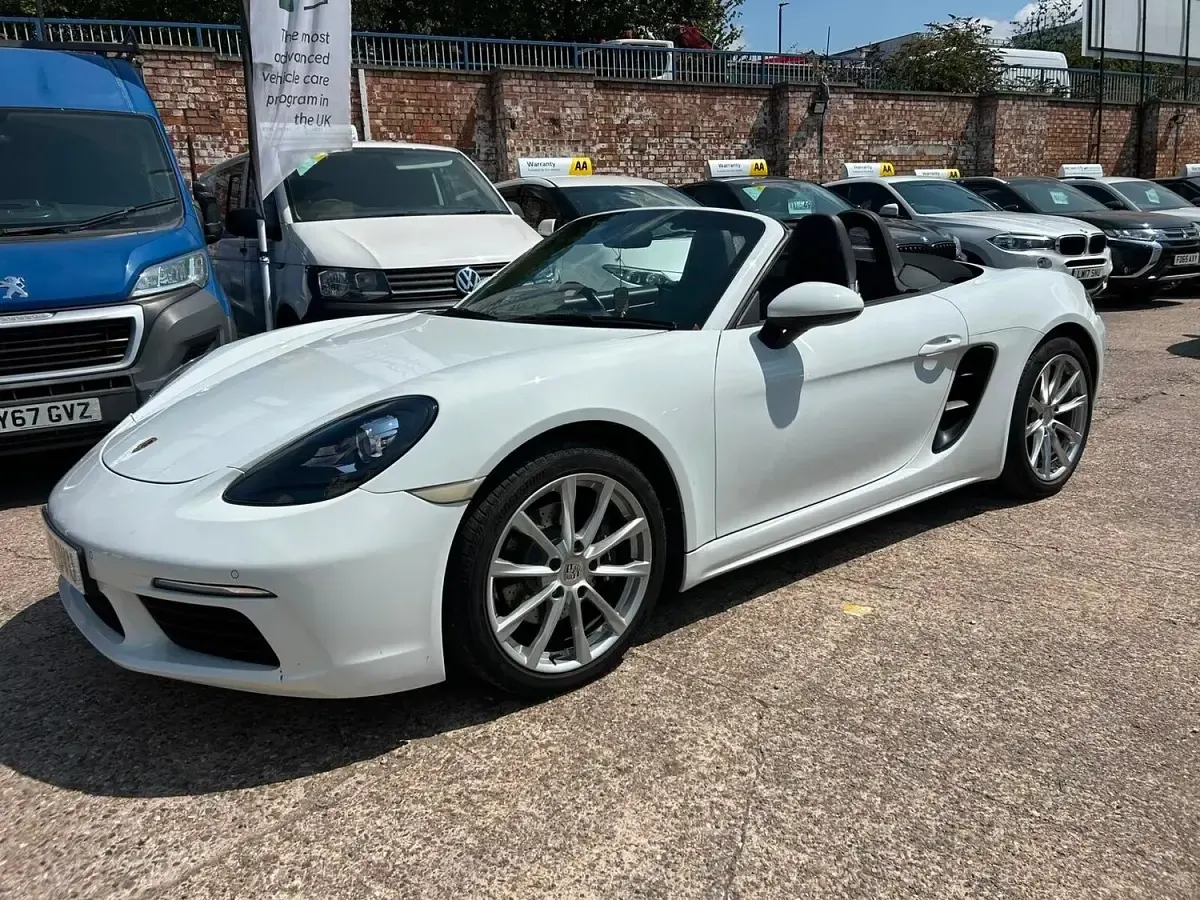 Used Porsche Boxster 2017 White Cabriolet