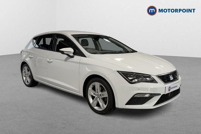 White Used 2020 Seat Leon FR Hatchback | £14,099 (Fair price) - Image 1/4