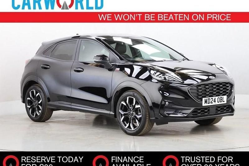 Black Used 2024 Ford Puma Gen-E ST-Line X SUV | £18,771 (Fair price) - Image 1/1