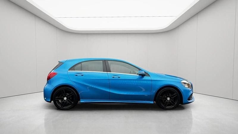 Used Mercedes A200 AMG line 2017 Blue Hatchback