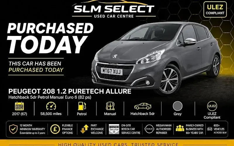 Second-hand Peugeot 208 Allure 82 CP (60 kW) 2018 Hatchback