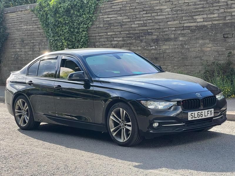 Black Used 2016 BMW 320 Efficient Dynamics Sedan | £5,950 (Fair price) - Image 1/4