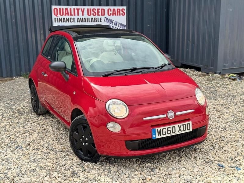 Red Used 2011 Fiat 500C Pop Cabriolet | £1,790 (Good price) - Image 1/4