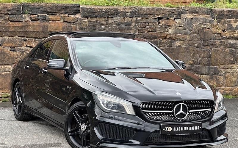 Black Used 2016 Mercedes CLA220 AMG Sedan | £11,495 (Fair price) - Image 1/4