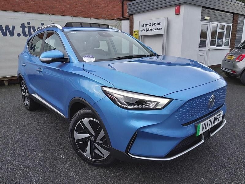 Used MG ZS Trophy Connect 114 kW (156 HP) 2021 Blue SUV
