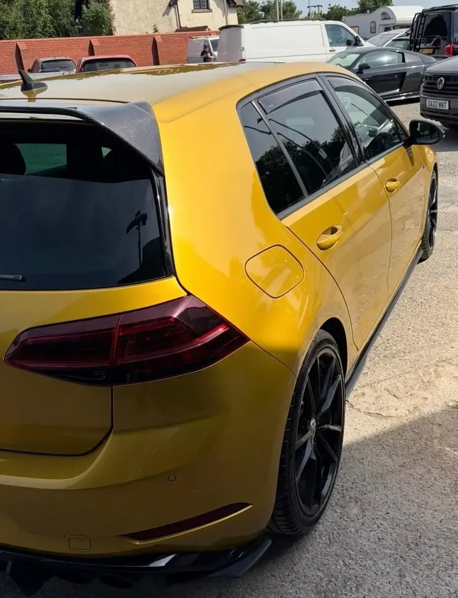 Used VW Golf VII R 2018 Yellow Hatchback