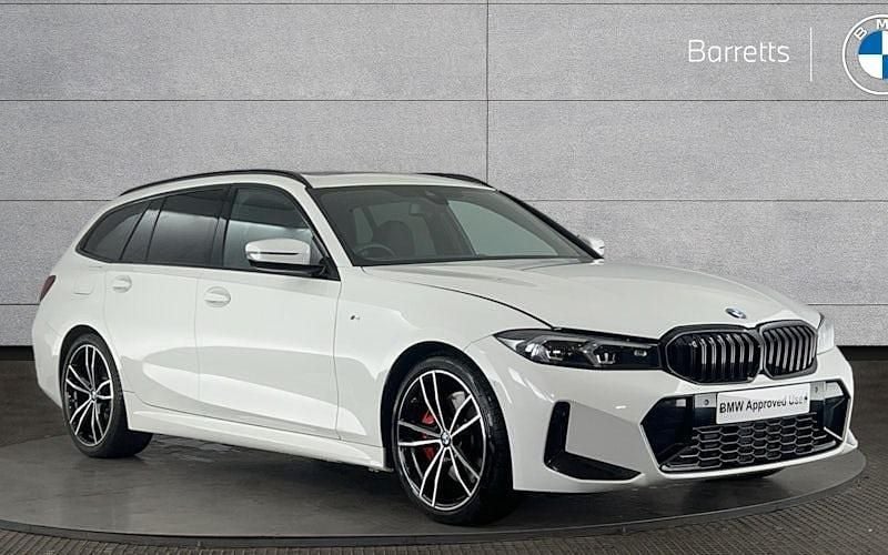 White Used 2024 BMW 320 M Sport Estate | £36,990 (Expensive) - Image 1/4