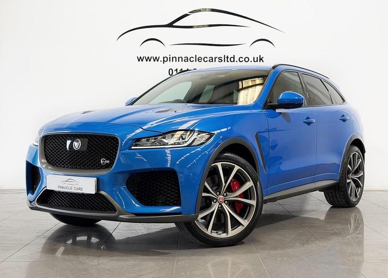 Used Jaguar F-Pace Supercharged 550 HP (404 kW) 2018 Blue SUV