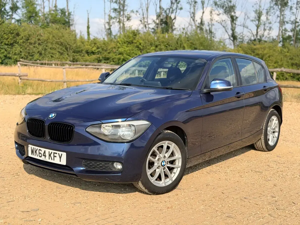 Used BMW 118 Sport Line 141 HP (103 kW) 2014 Blue Hatchback