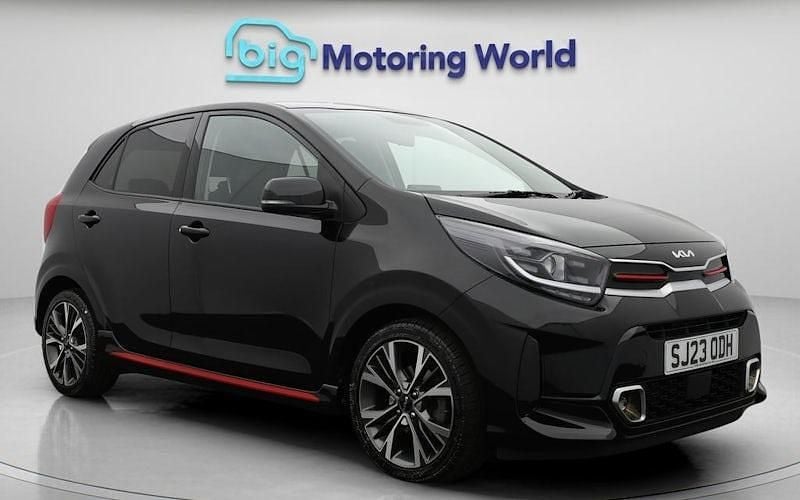 Used Kia Picanto GT-Line 67 HP (49 kW) 2023 Black Hatchback