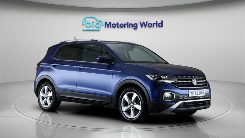Blue Used 2022 VW T-Cross SEL SUV | £14,600 (Fair price) - Image 1/4