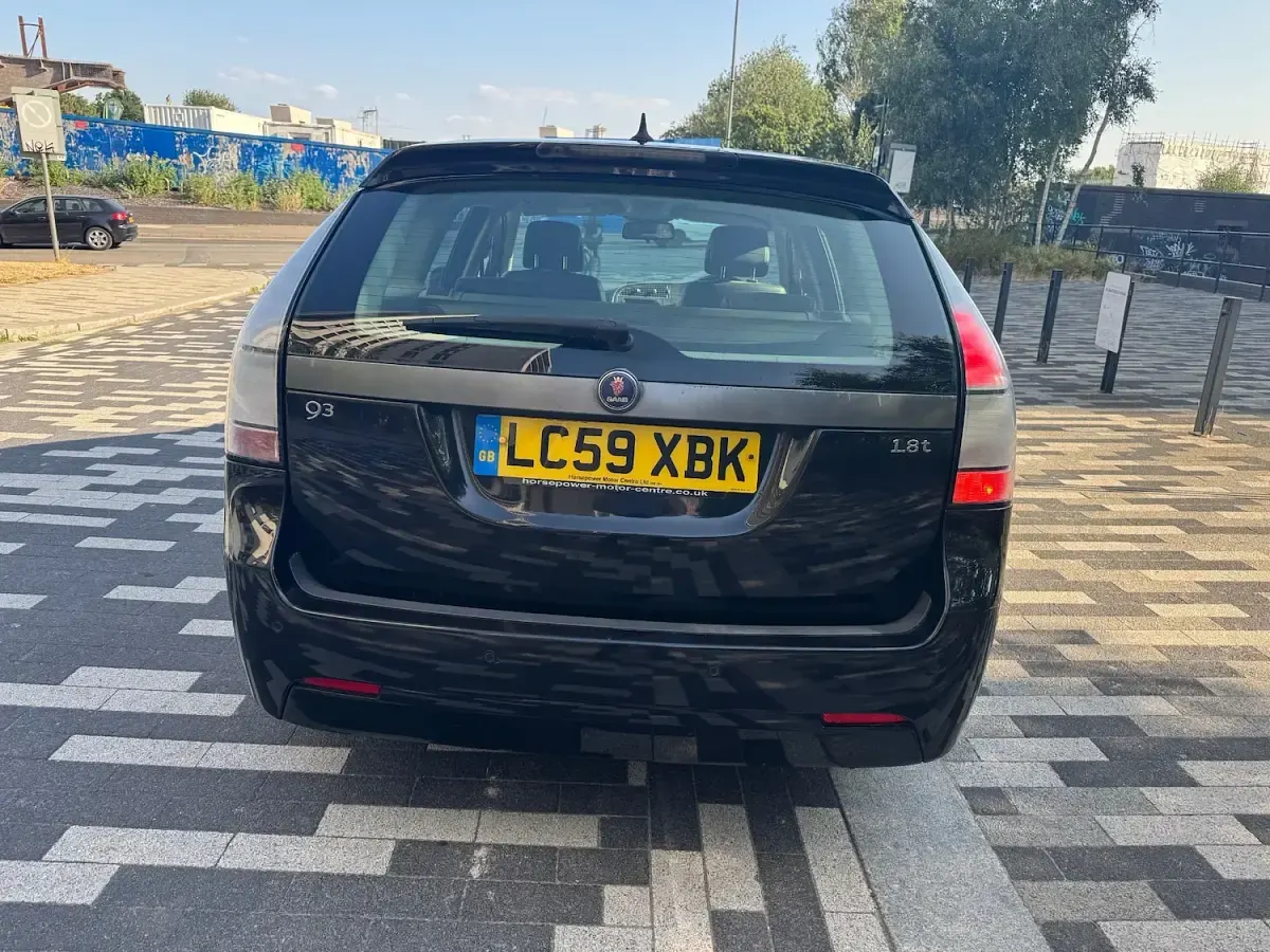 Used Saab 9-3 147 HP (108 kW) 2009 Black Estate