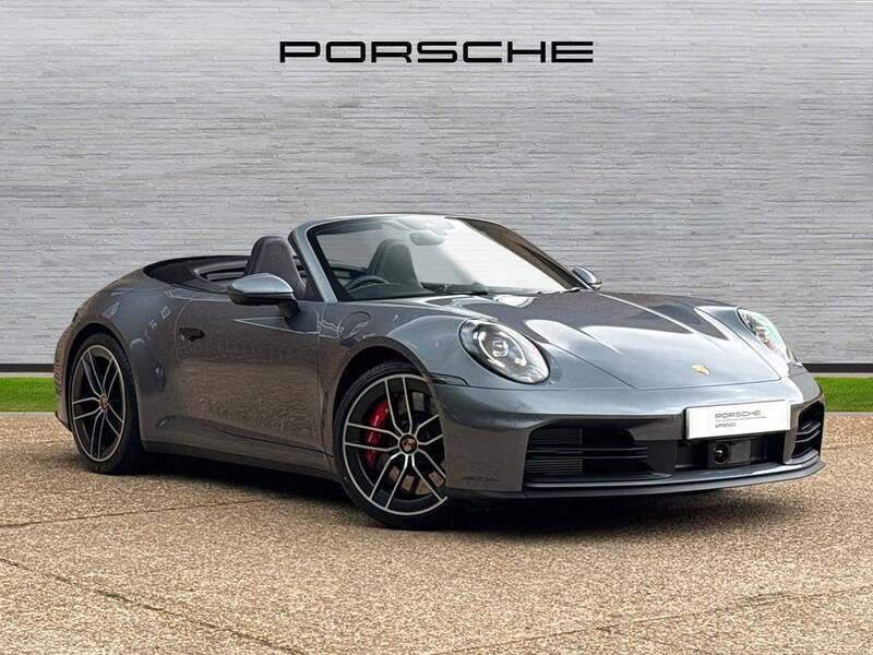 Vanadium grey metallic New 2025 Porsche 911 Carrera S Cabriolet | £134,750 - Image 1/4