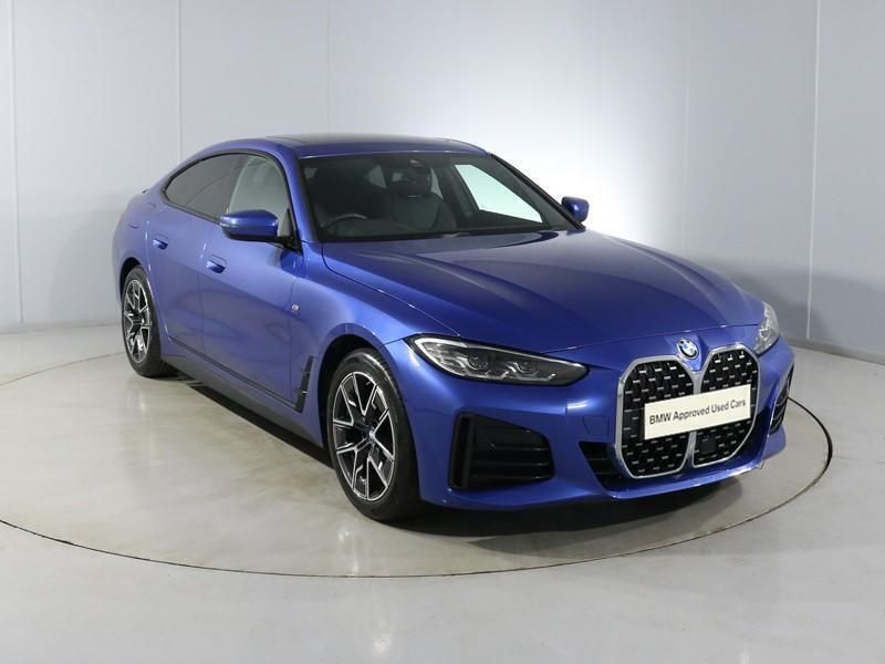 Blue Used 2021 BMW 420 Gran Coupé M Sport Coupe | £27,950 (Fair price) - Image 1/4