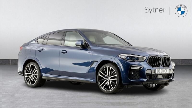 Blue Used 2021 BMW X6 M Sport SUV | £43,250 (Fair price) - Image 1/4