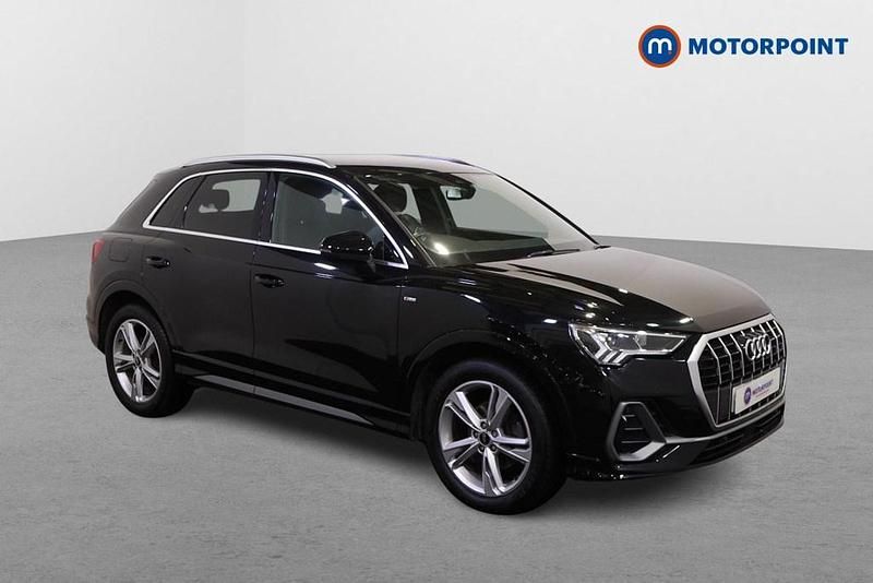 Black Used 2021 Audi Q3 S-Line SUV | £23,749 (Good price) - Image 1/4