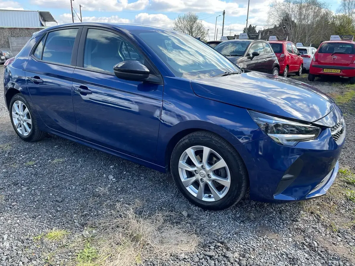 Used Vauxhall Corsa S 100 HP (73 kW) 2021 Blue Hatchback