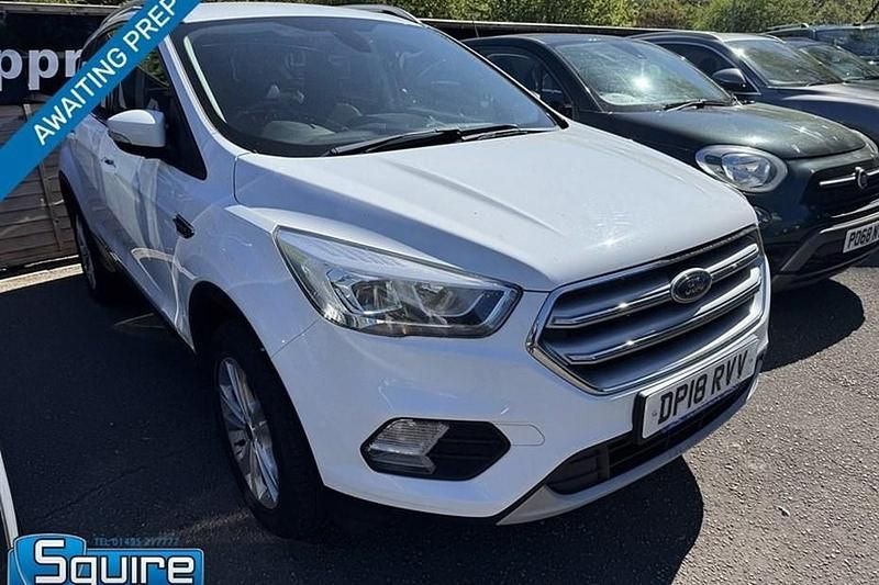 Used Ford Kuga Titanium 120 HP (88 kW) 2018 White SUV
