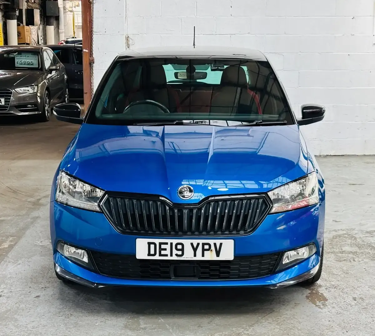 Used Skoda Fabia Monte Carlo 110 HP (80 kW) 2019 Blue Hatchback