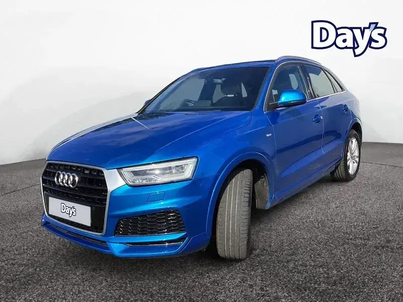 Used Audi Q3 S-Line 150 HP (110 kW) 2017 Blue SUV
